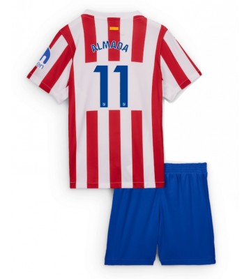 Atletico Madrid Thiago Almada #11 Hjemmebanetrøje Børn 2025-26 Kortærmet (+ Korte bukser)